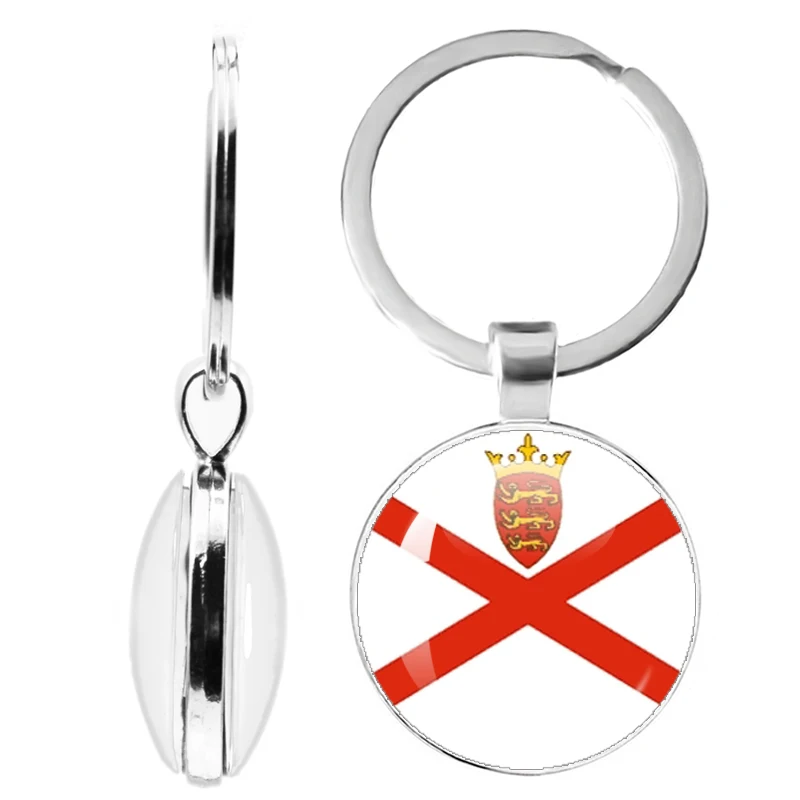 Gibraltarian Jersey San Marino Switzerland Guernsey Finland Faroe Islands Bosnia And Herzegovina Albania Double-Sided Keychain