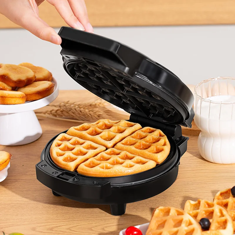 hotel-commercial-breakfast-waffle-maker-family-use-kitchen-non-stick-electric-compact-portable-diy-durable-baking-machine