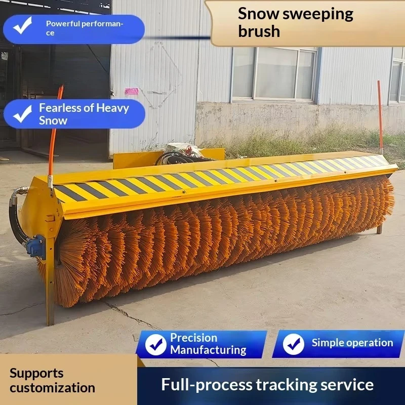 Source Factory Supplies High Density Polypropylene Snow Sweeper Brush Set For Professional Contracting Work