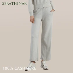 BC818 100% cashmere women's trousers high quality luxury brand women's clothing