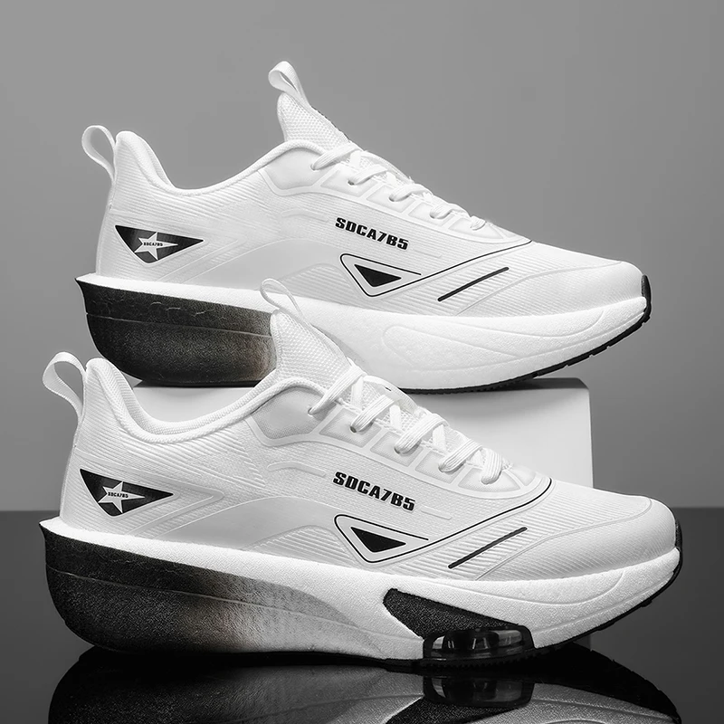 أحذية رياضية كاجوال للرجال، أحذية رياضية كاجوال خفيفة للغاية، أحذية جري للطلاب بنعل سميك ممتص للصدمات - أحذية تنس كاجوال للمشي واللياقة البدنية والمشي لمسافات طويلة - أحذية رياضية مثالية لعشاق الرياضة في الألوان متعددة #6