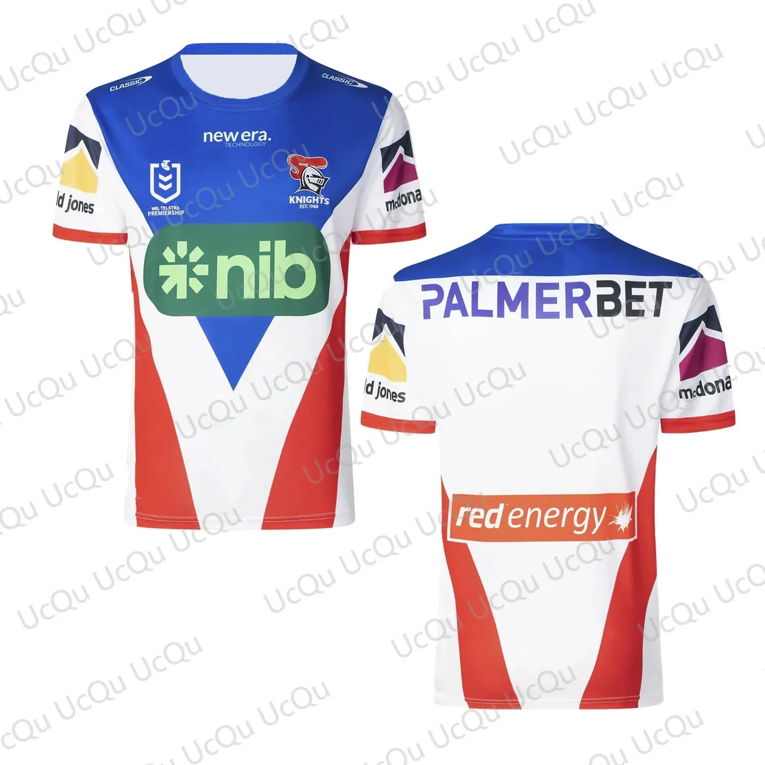 جديد وصول الصيف الأسترالية NRL نيوكاسل فرسان رجل المنزل جيرسي التدريب موحدة للكبار والأطفال ثلاثية الأبعاد بلايز تيز الاطفال الملابس #2