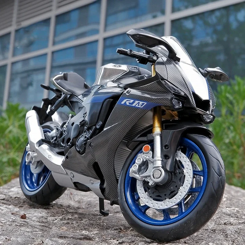 1/12 Schaal Yamaha YZF-R1M Motorfiets Model Speelgoed Legering Diecast Simulatiemodellen Motorfiets Collectie Decoratie Jongens Speelgoed Geschenken