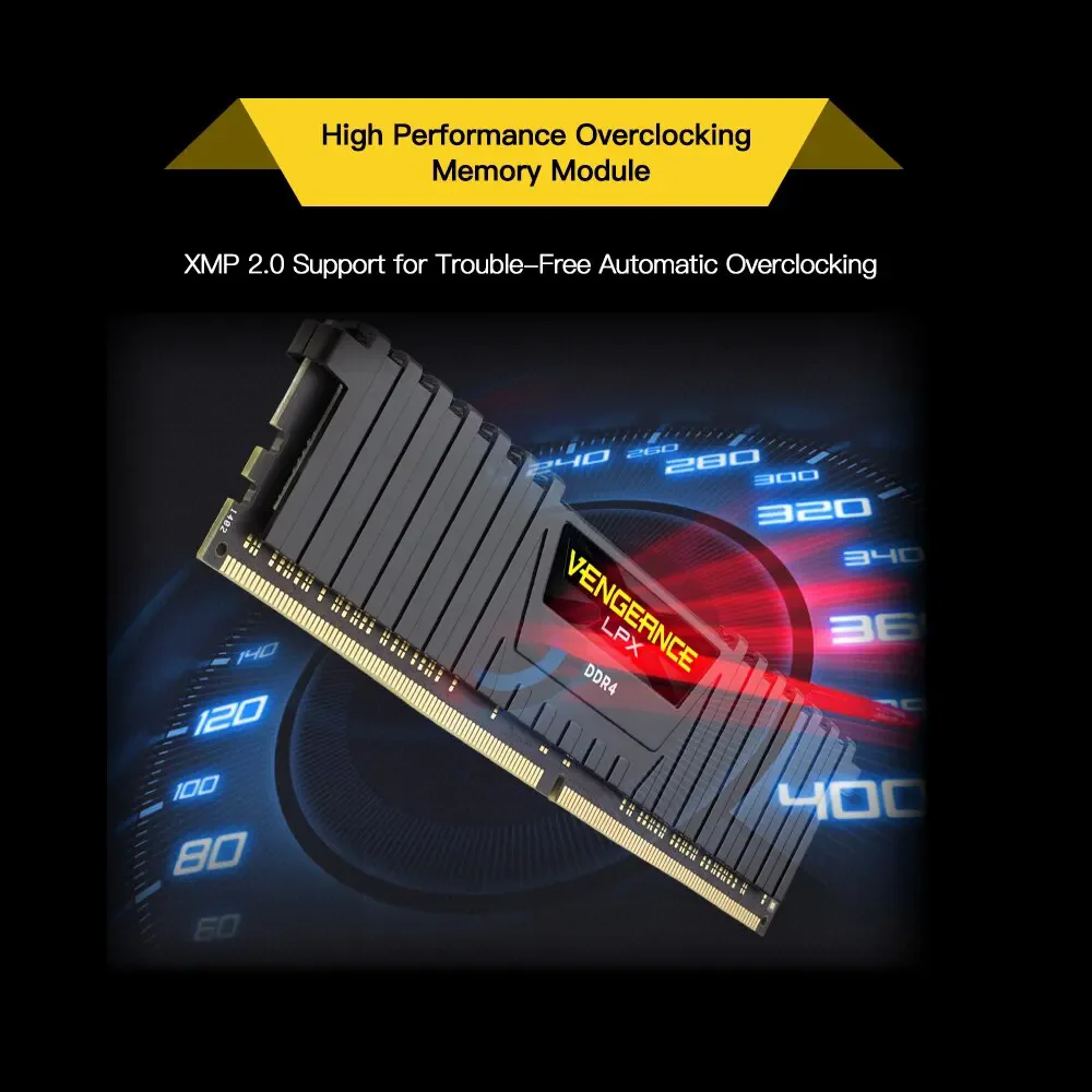 Corsair Vengeance LPX 8GB DDR4 3600MHz 3200MHz 2666MHz 2400MHz