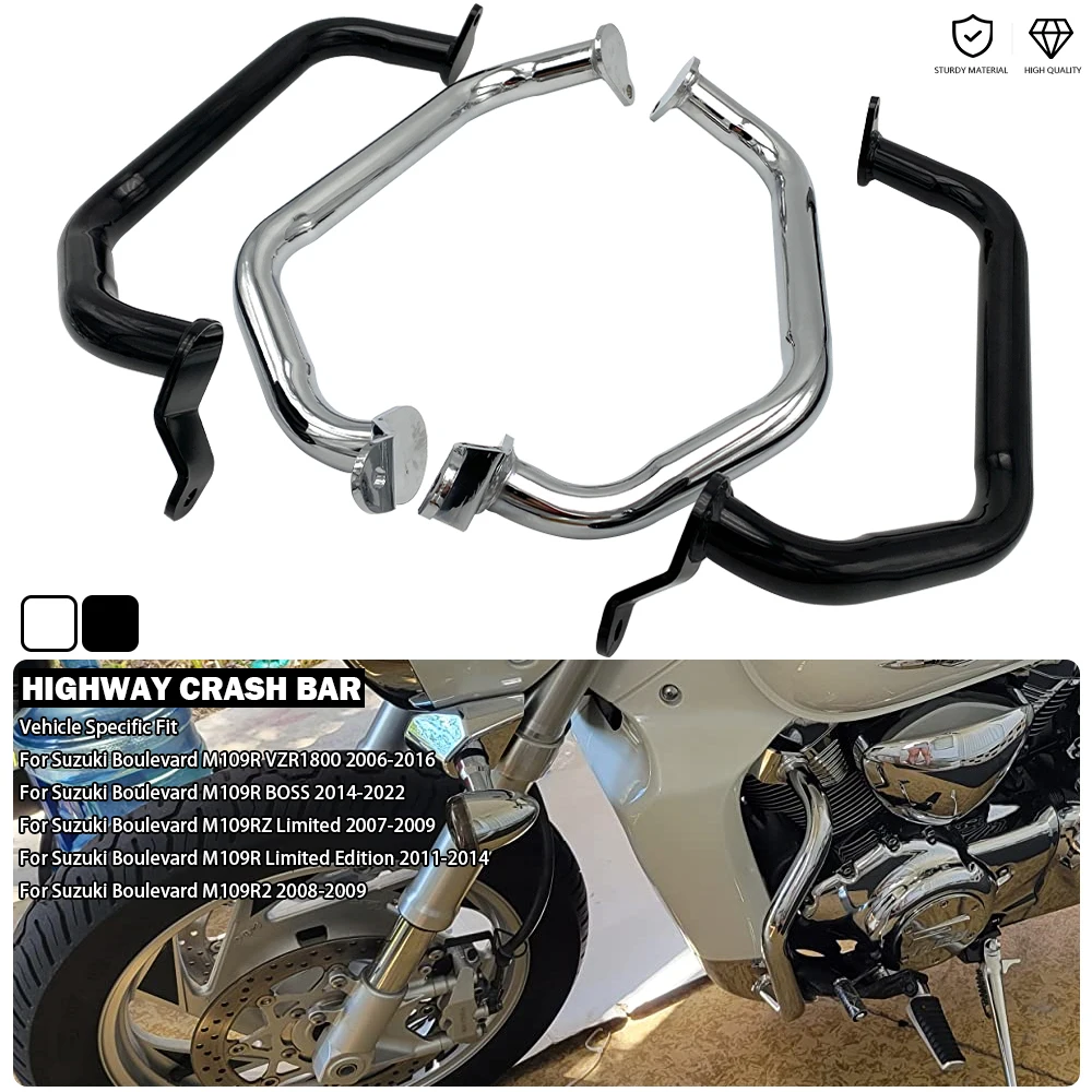 Highway Crash Protection Bar Engine Bumper Falling Protector Fit For Suzuki Boulevard M109R BOSS VZR1800 M109RZ Limited Edition