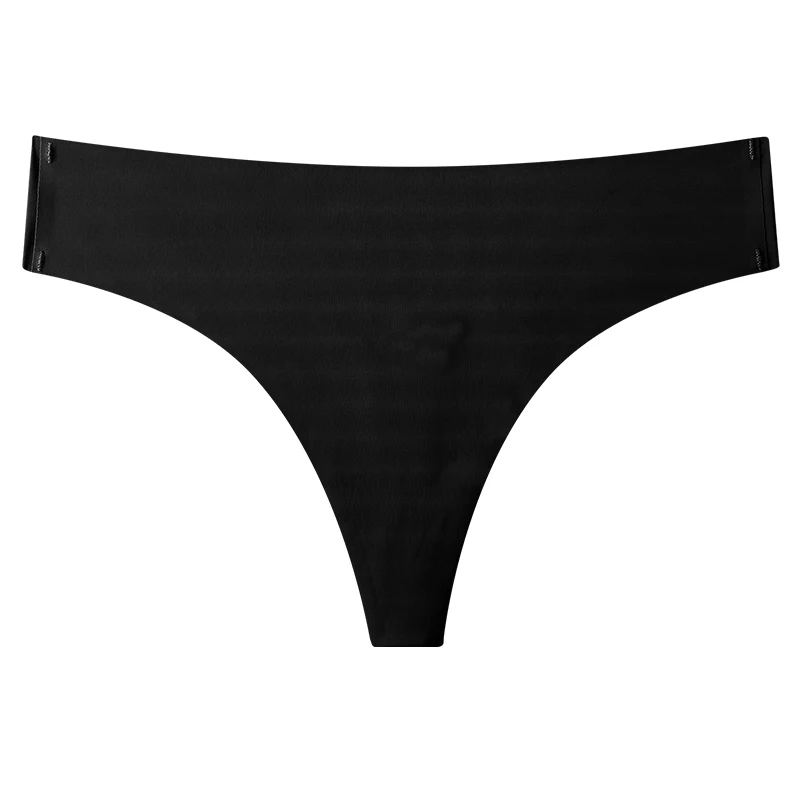 Tangas sexys de seda sin costuras para mujer, ropa interior femenina de tiro bajo, bragas deportivas, lencería sólida, 6 piezas