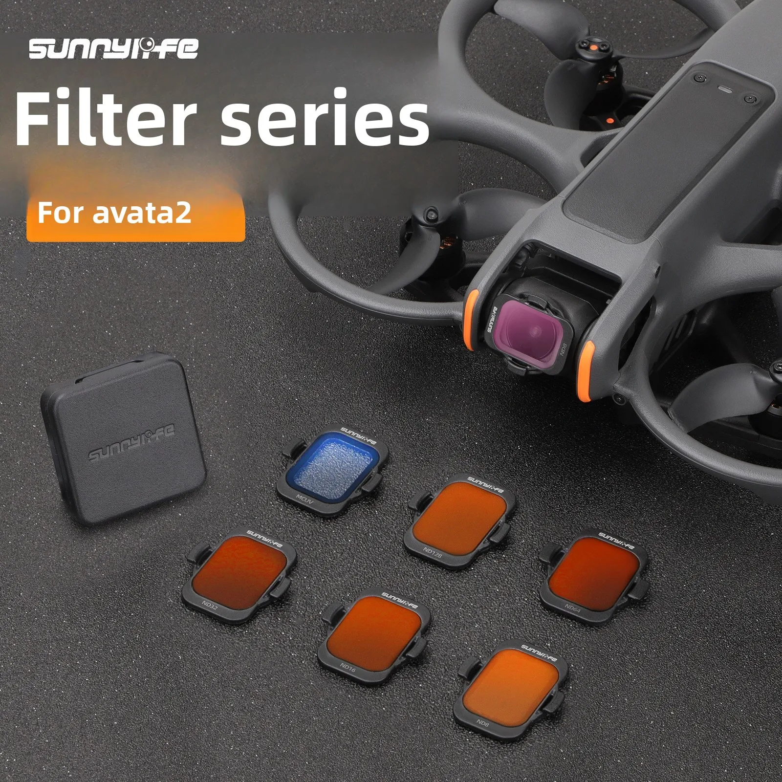 Sunnylife AVATA 2 фильтр ND64 ND128 затемняющий MCUV травер ND16 аксессуары для фильтров