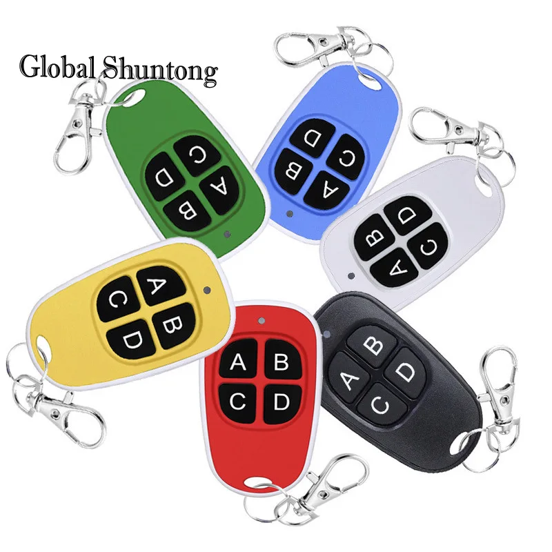 

Universal 433 MHz Remote Control Garage Door Opener Wireless Transmitter 4 Keys Duplicator Clone Electric Door Key Copy Remote