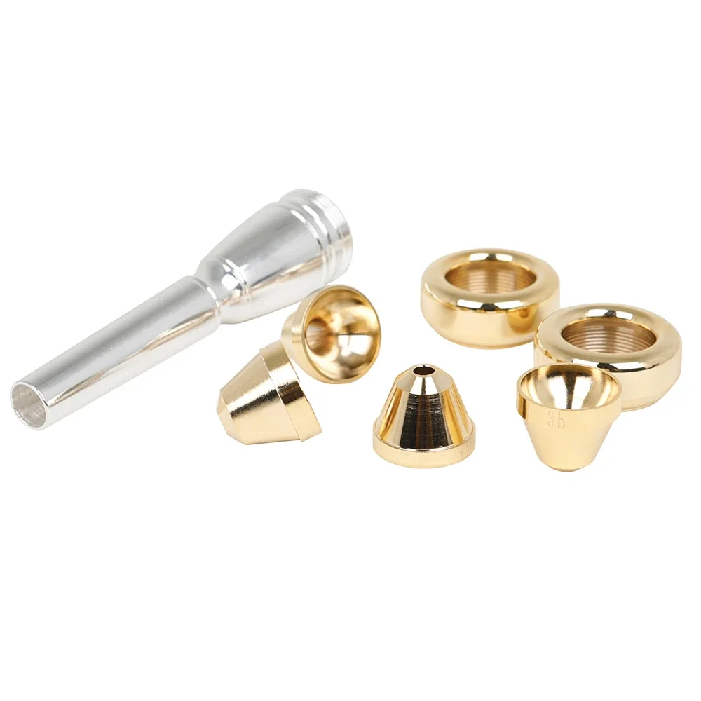 Trumpet Mouthpiece Set Meg 2C 3C 2B 3B Size For Bach Beginner Musical Trumpet Professional Replacement Accessories with Case   ﻿