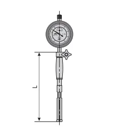 Inner diameter gauge, inner diameter dial