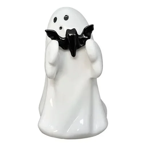 Resin Ghost Statue, Halloween Middle Finger Ghost Decoration,Party Scene Tabletop Decoration To Give Friends Gifts Figurines