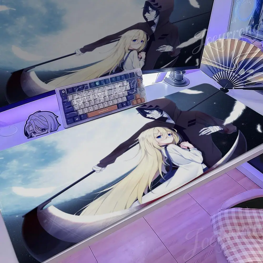 

angels of Death Mouse Pad 1000x500 Hot Anime Taro Sakamoto Days XXL Large Gaming Non-slip Office Keyboard Mats Desk Mat