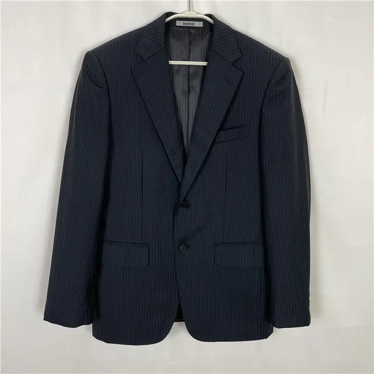 

Wool suit business dark weave casual gentleman versatile jacket tailored suit DY4567