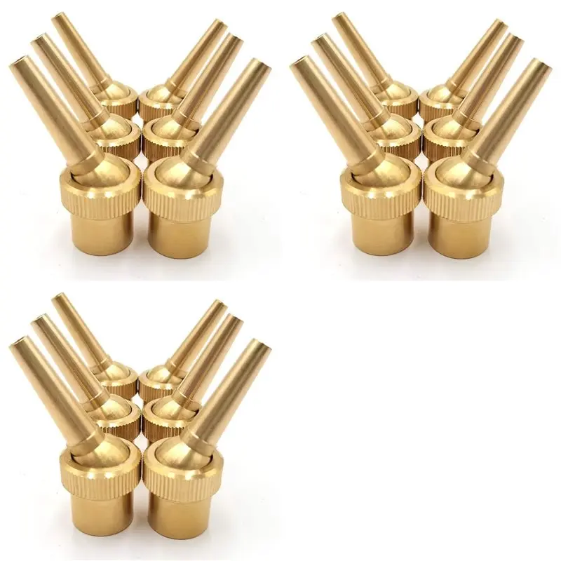 

【LAST CHANCE】18 шт. 1/2 дюйма DN15 латунная насадка для фонтана с регулируемым напряжением струйная водяная распылительная головка для использования в ландшафтный дизайн