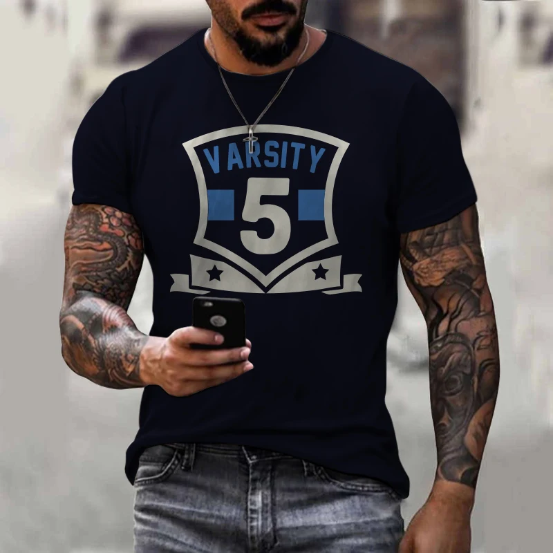 

2024 summer new men's top T-shirt men's casual fashion short-sleeved shirt men's clothing