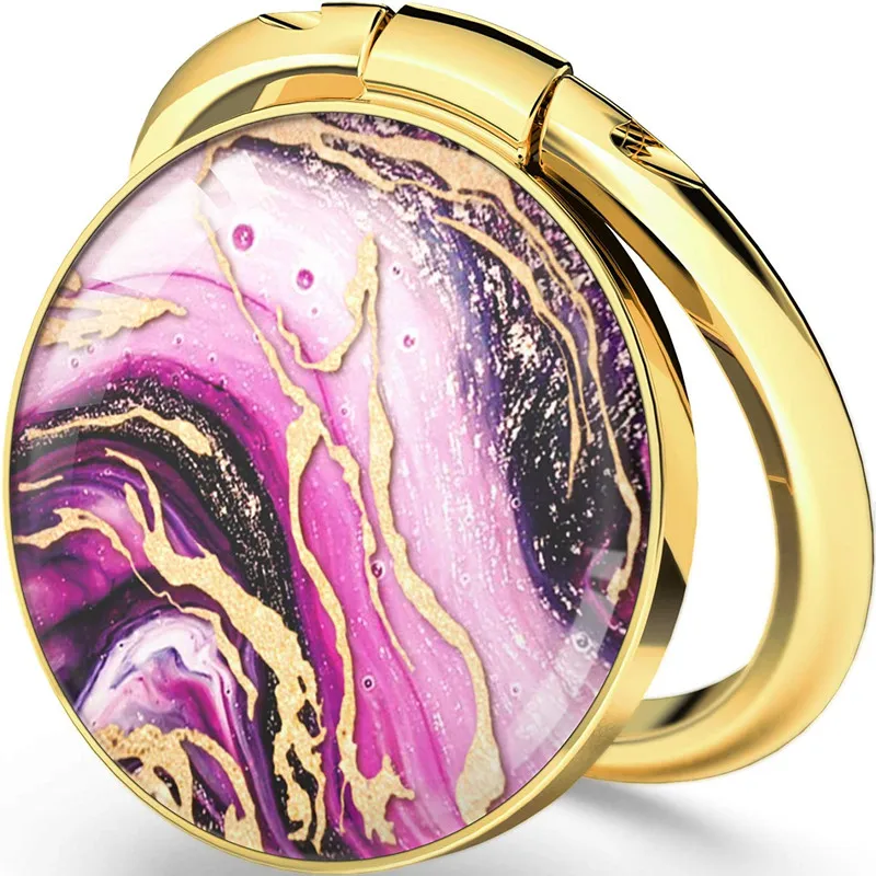 

Cute Cartoon Marble Mobile Phone Finger Ring Holder Unisex Smartphone Accessories