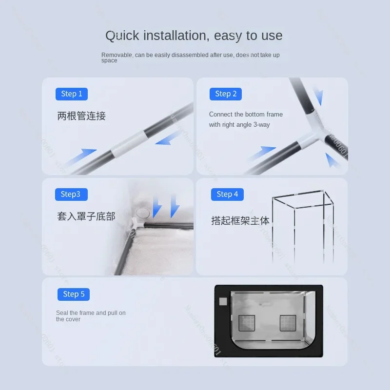 3D Printer Sealing Box Suitable for BambuLab A1 or A1 Mini Noise-insulating Dust Cover Insulation Confidential Sealing Box