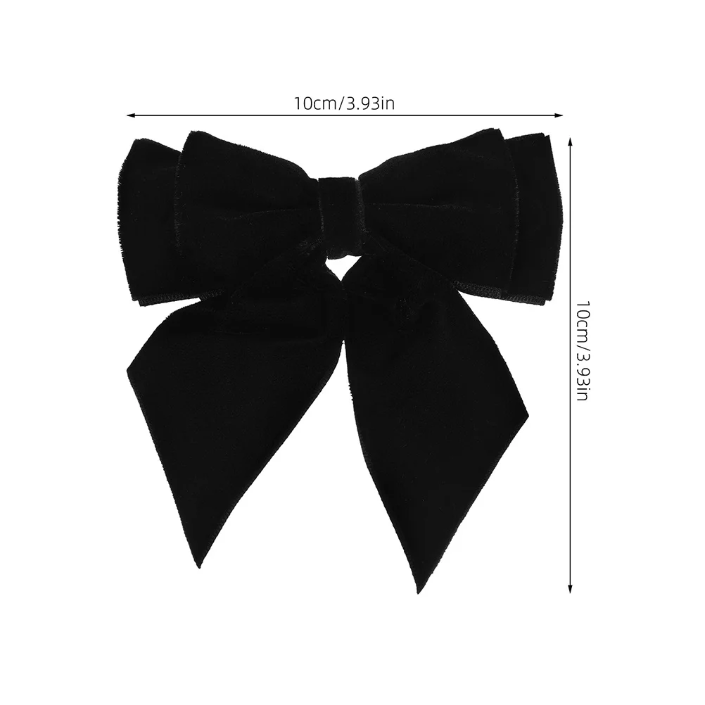 Broche à nœud papillon noir classique, 2 pièces, nœud papillon pré-attaché, cravate formelle pour mariage, smoking pour hommes, accessoire de mariage
