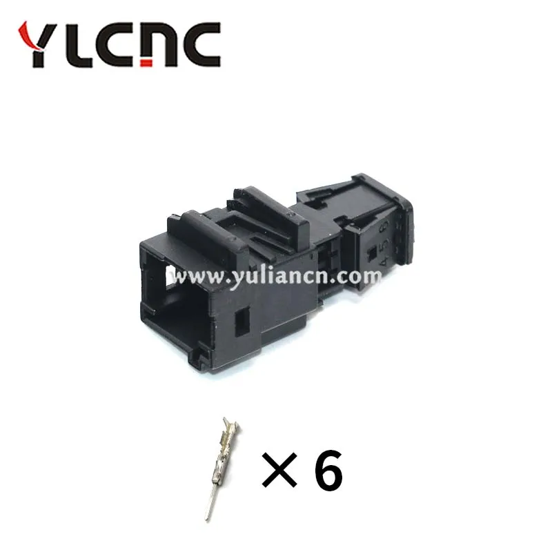 YLCNC factory direct sales 1Set 6Pin AC Assembly Automotive Anti-glare Lens Connector For Dongfeng Peugeot 98298-0001 1379118-1