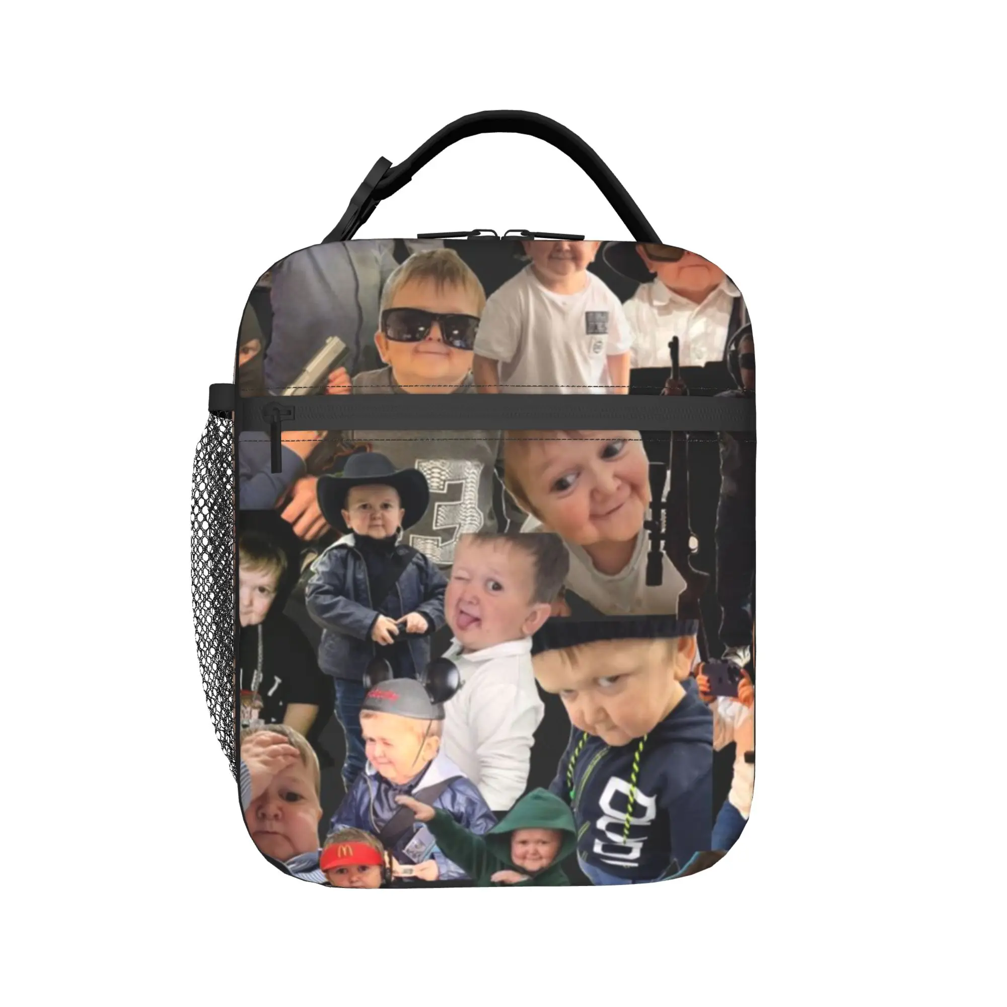 Hasbulla Hasbullah Thermal Insulated Lunch Bags for Office Mini Khabib Reusable Food Container Bags Thermal Cooler Lunch Box