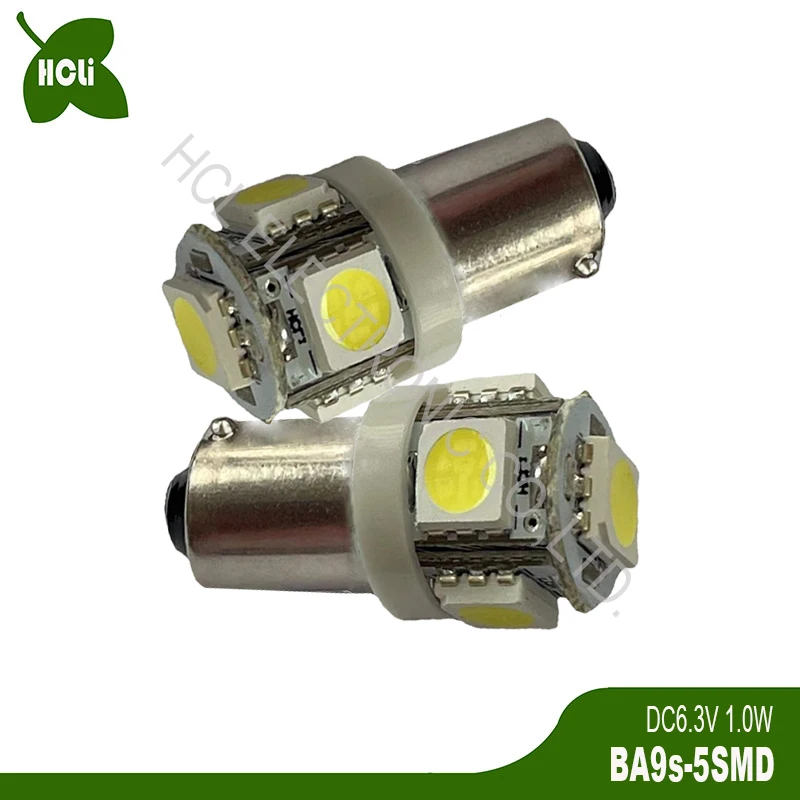 3V 4.5V 6V 12V 24V BA9S BAX9S T11 T4W 1815 1895 Car Led Warning Signal Indicating Lamp,Flashlight Light Bulb free shipping 20pcs