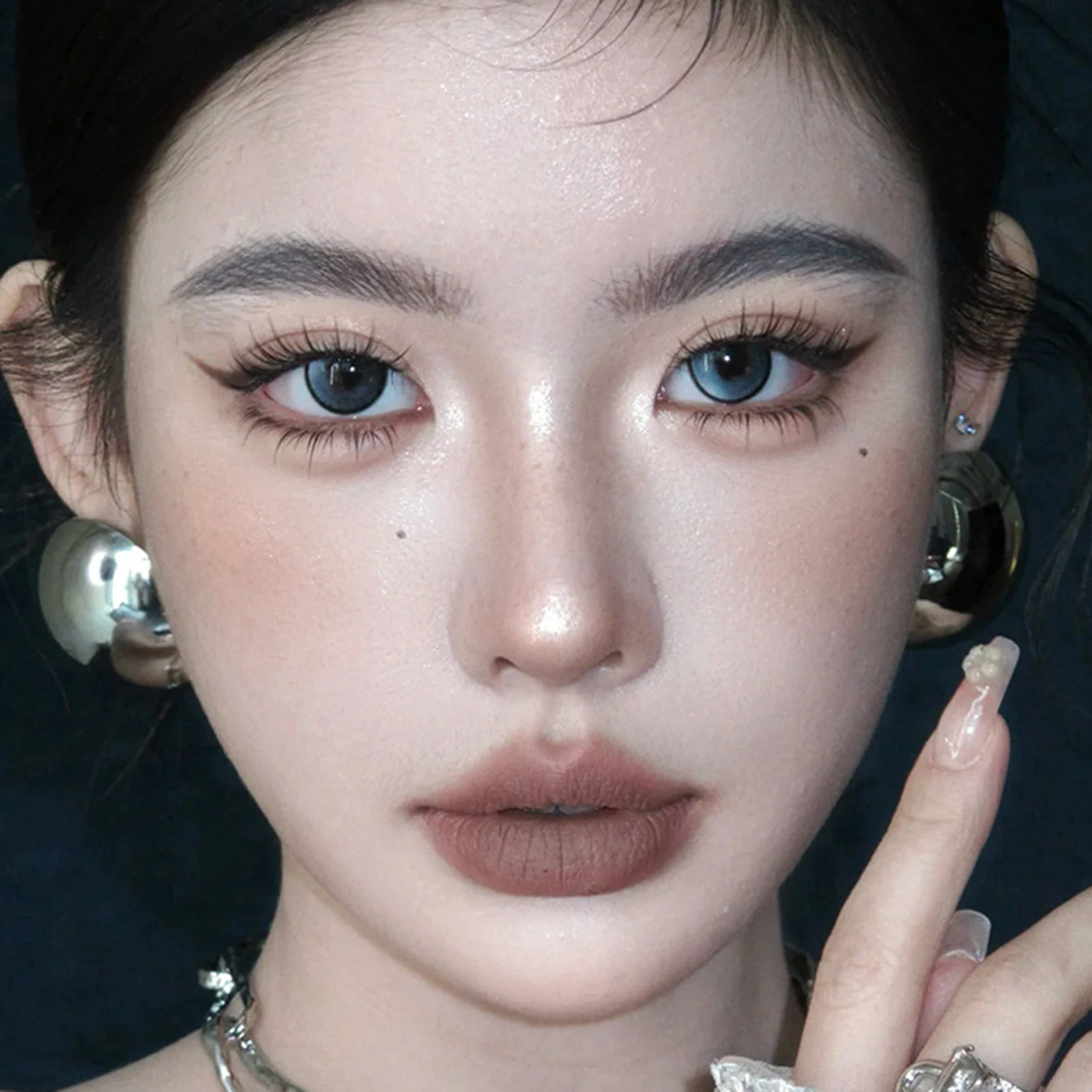 Natural Fake Lashes full strip 5 Pairs 4-6mm botton lash Mixed Length C Curl Black False Eyelashes korean style For Daily Makeup