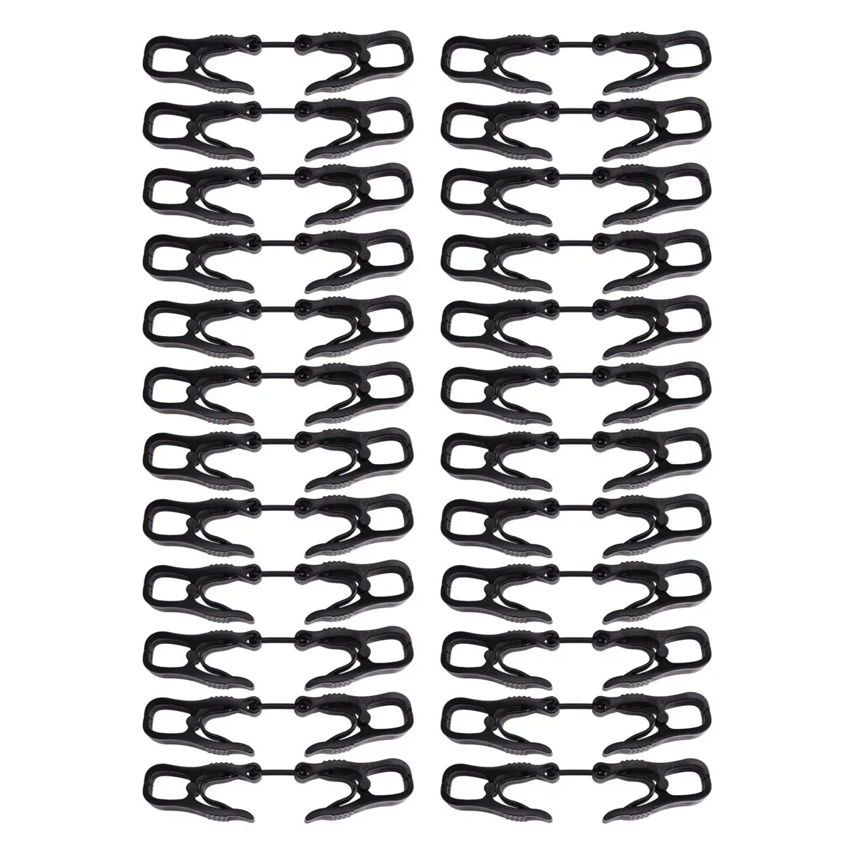 24PCS Glove Clips Glove Belt Clips Work Clip Glove Keeper Glove Holder Clip Glove Clip Holder for Belt Loop Guard Worker