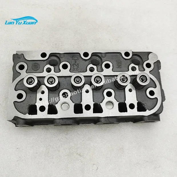 Construction machinery parts D1105 cylinder head with valves  engine   assembly