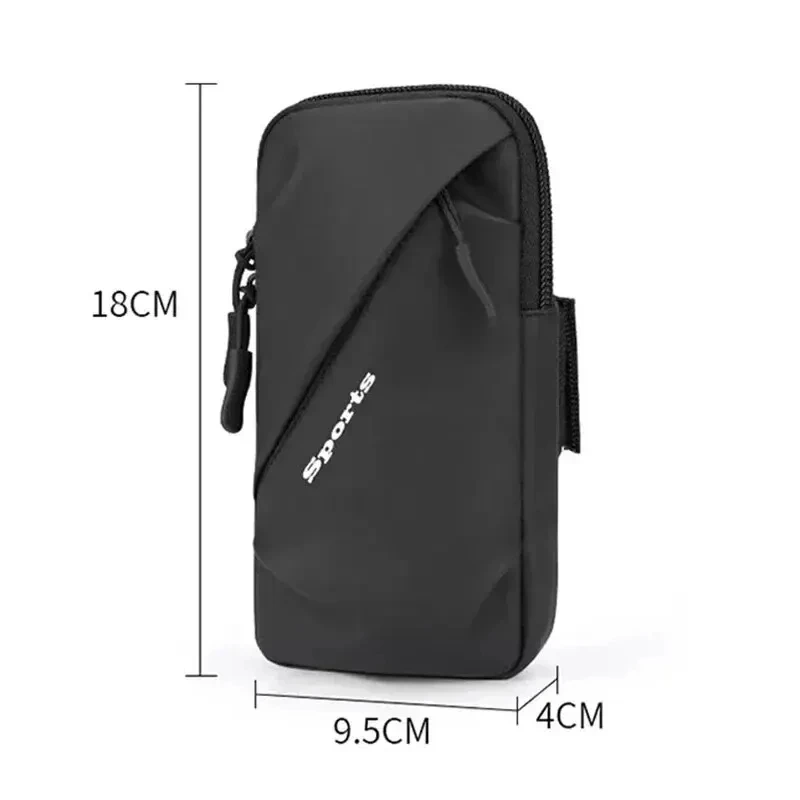 Running Phone Holder Jogging Bags for iPhone Samsung Universal Waterproof PU Sports Armband Phones Arm Bag Running Accessory image 2