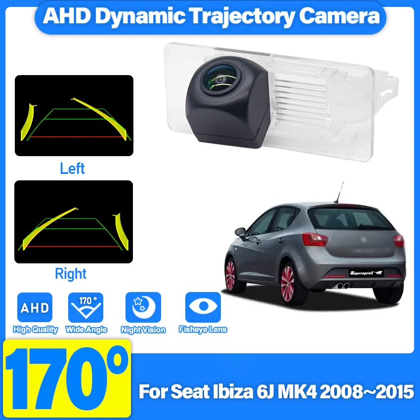

Водонепроницаемая камера заднего вида для парковки автомобиля для Seat Ibiza 6J MK4 2008 ~ 2013 2014 2015 (только модель ST) Резервная камера ночного видения
