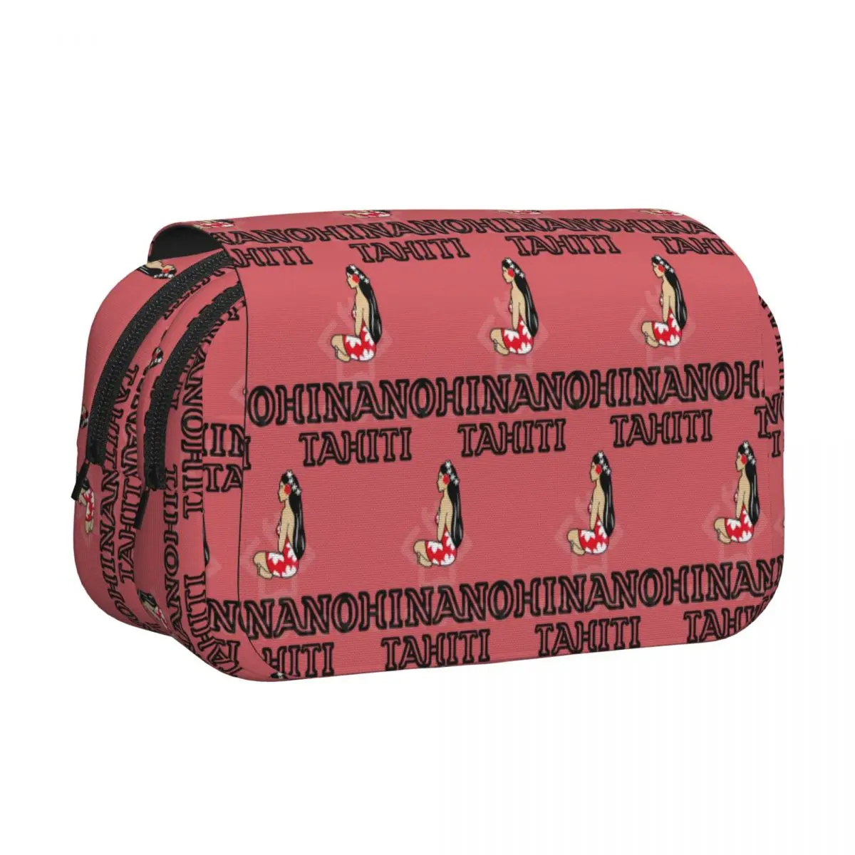 Hinano Tahiti Pencil Case Pen Holder Hard Shell Leather Large Capacity Pen Box Pencil Bag for Kids School