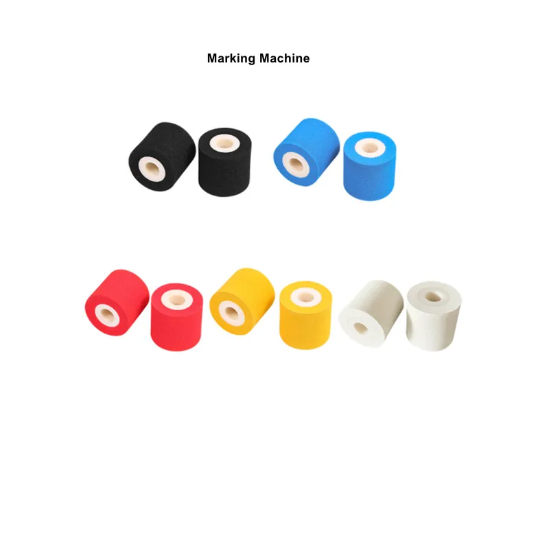 2Pcs/Lot Marking Machine Ink Wheel 36*36 36*32 Hot Ironing Solid Sealing Machine Ink Wheel 36*16 Packaging Coding Consumables