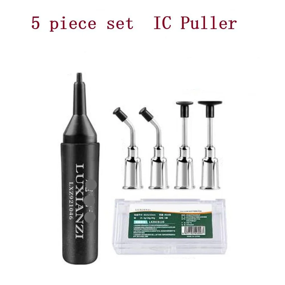Anti-static Vacuum Sucking Suction Pen Set For Solder Desoldering IC Tweezer Pick Up Hand Tool With 4 Sucker Head