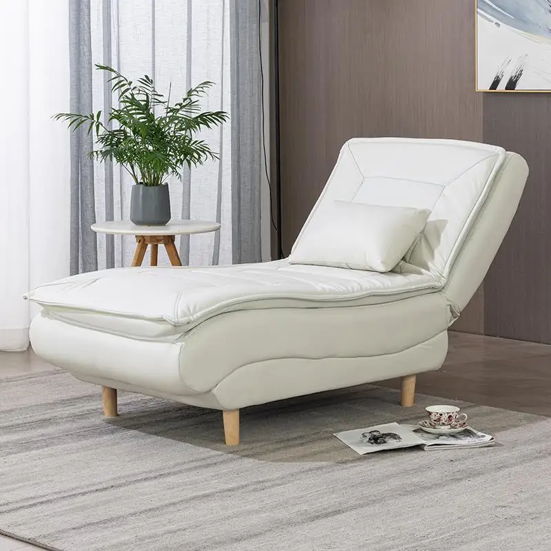 Sofa single reclining can sleep bedroom princess recliner, sofa bed dual-purpose technology cloth balcony small sofa