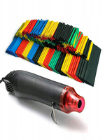 328CS Heat Shrink Tubing Wrapping kit 2:1 Shrinkable Wire Shrinking Wrap Tubing Wire Connect Cover Protection Sleeving