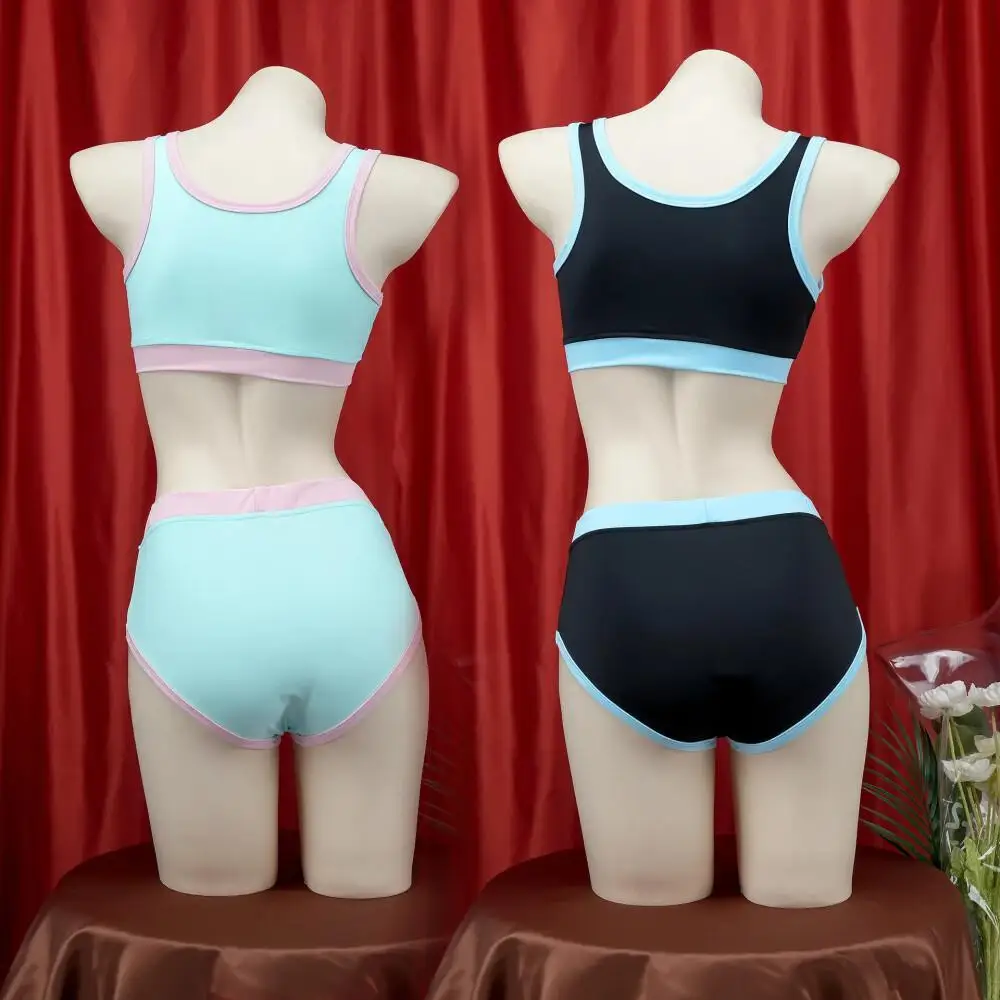 Anime Gamepad Printed Swimsuit Girls Japanese Gym Uniform Cosplay Costume Sweet Sports Underwear For Women