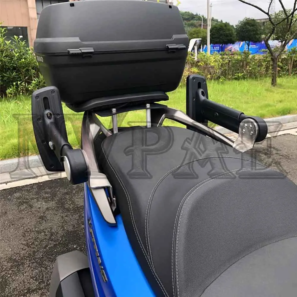 For KYMCO X-Town CT 300 CT250 XTown300 250 Rear Passenger Lift Armrest Adjustable Height Foldable Safety Handrest Stable