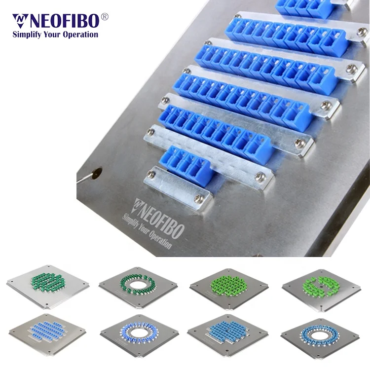 Neofibo LC connector disk center pressure polish machine jig fiber polishing fixture fiber optic patch cord polishing holder