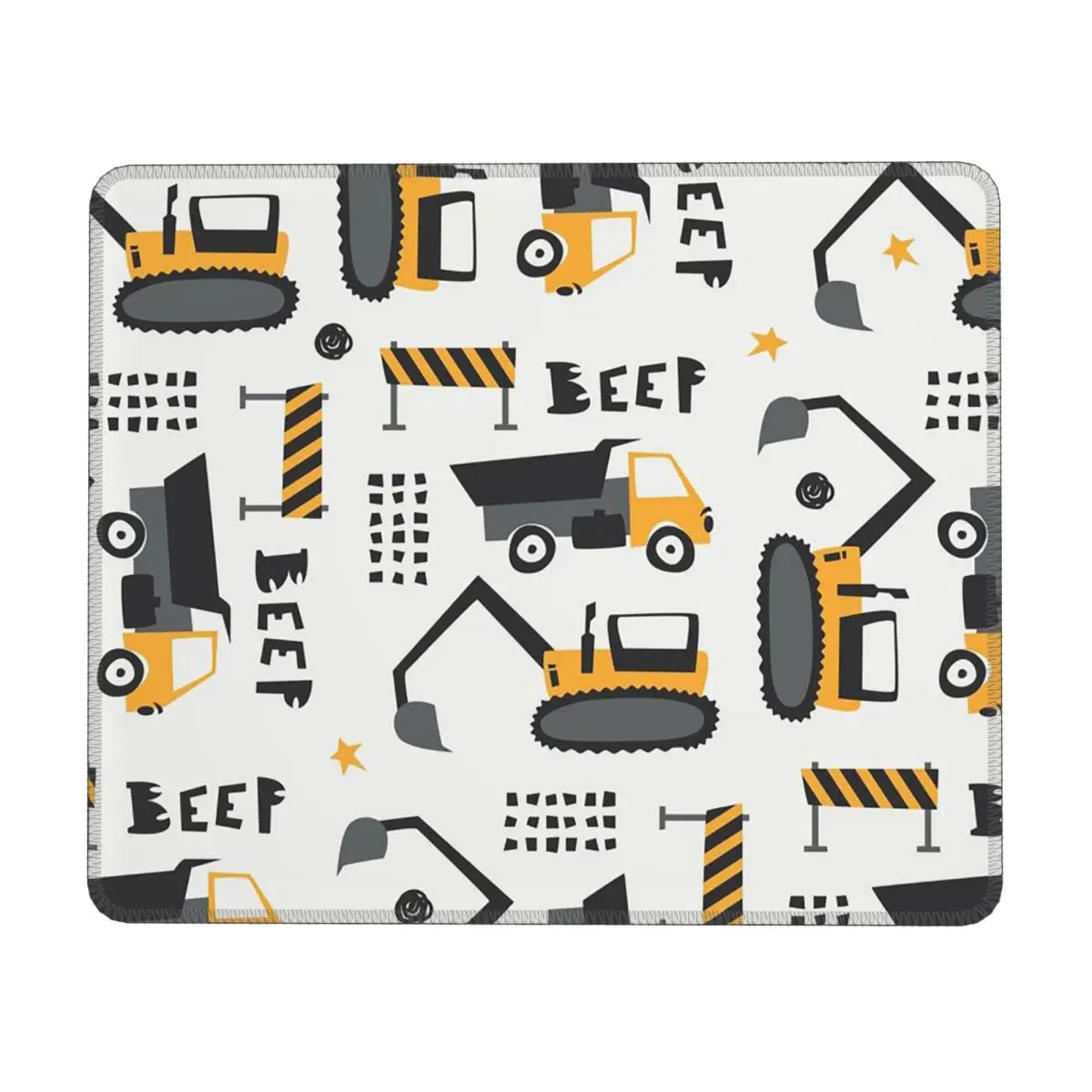 

Construction Trucks Excavator Dump Truck Mouse Pad Computer Keyboard Mouse Mat Gaming Laptop Desk Mat Office Table Mats