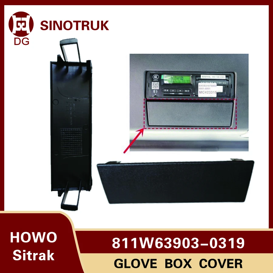 

Truck Glove Box Cover 811W63903-0319 for Sinotruk Sitrak C7H/G7/G5 HOWO T5G Cab Glove Box Cover