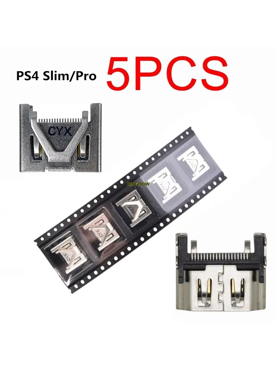 5 SZTUK 10 SZTUK Oryginalne NOWE Gniazdo Portu HDMI Kompatybilne z HDMI Złącze Interfejsu Zamiennik Do Sony PlayStation 4 PS4 Slim PS4 Pro — zdjęcie produktu 7