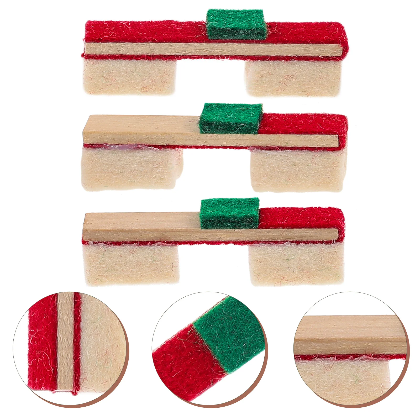 

3pcs Sound Felt Mute Drum Pad Machine Block For Silent Practice Piano Silencers Device Piano Supplies Accessory