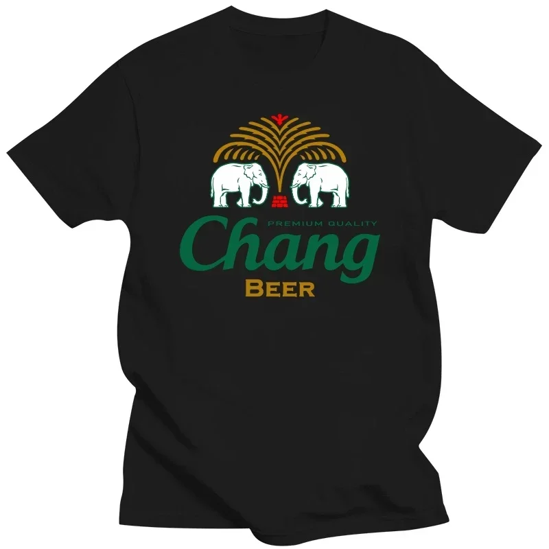 Chang Beer Thai Drink T Shirt Singha Lao Leo Tiger Carabow Bali Gift New From US