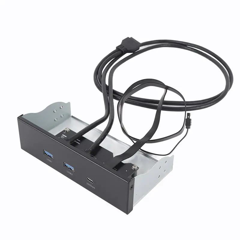 A41Z-Front Panel Hub Gen2x2 USB A TYPE C 3 Ports 5.25