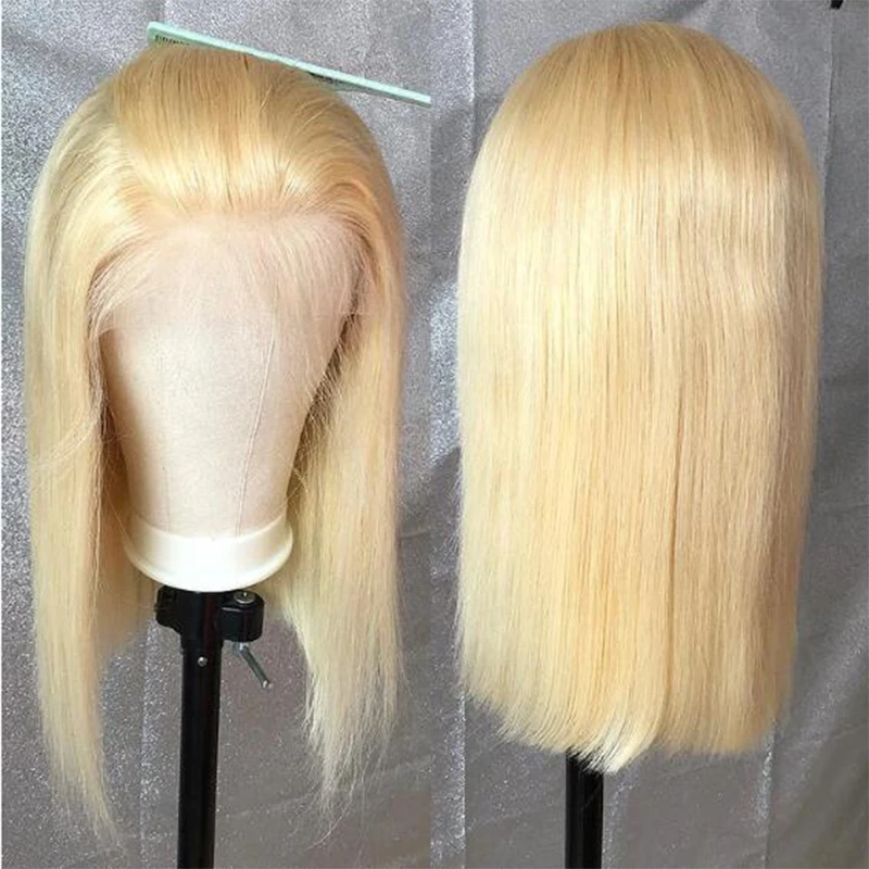 

Soft 26 Inch Natural Long 613 Blonde Preplucked 180% Density Straight Lace Front Wig For Black Women Babyhair Glueless Daily