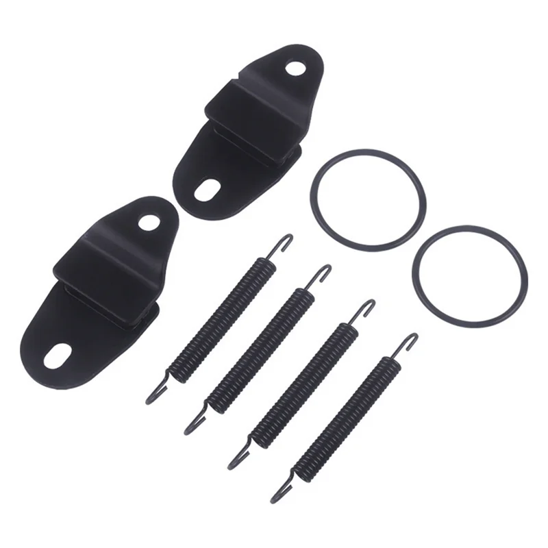 

For Banshee 350 YFZ350 1987-2006 Compatible Exhaust Muffler Pipe Springs Stays Mounts Hangers Pipe Coupling Connectors-Bo