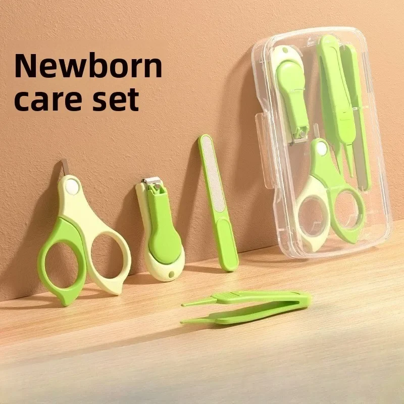 

Набор ножниц для ногтей для новорожденных и младенцев, детские кусачки для ногтей, кусачки для ногтей с защитой от стрижки мяса, детские товары