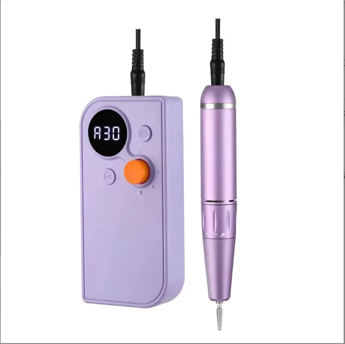 2024Latest Portable Nail Drill Machine Customizable 30000 RPM  Rechargeable for Pedicure