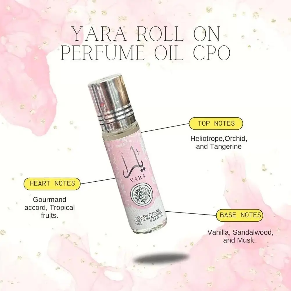 Roll on Perfume Oil Lasting Fragrance Improve Mood Relieve Stress Romantic Couple Dating Perfume 10ml