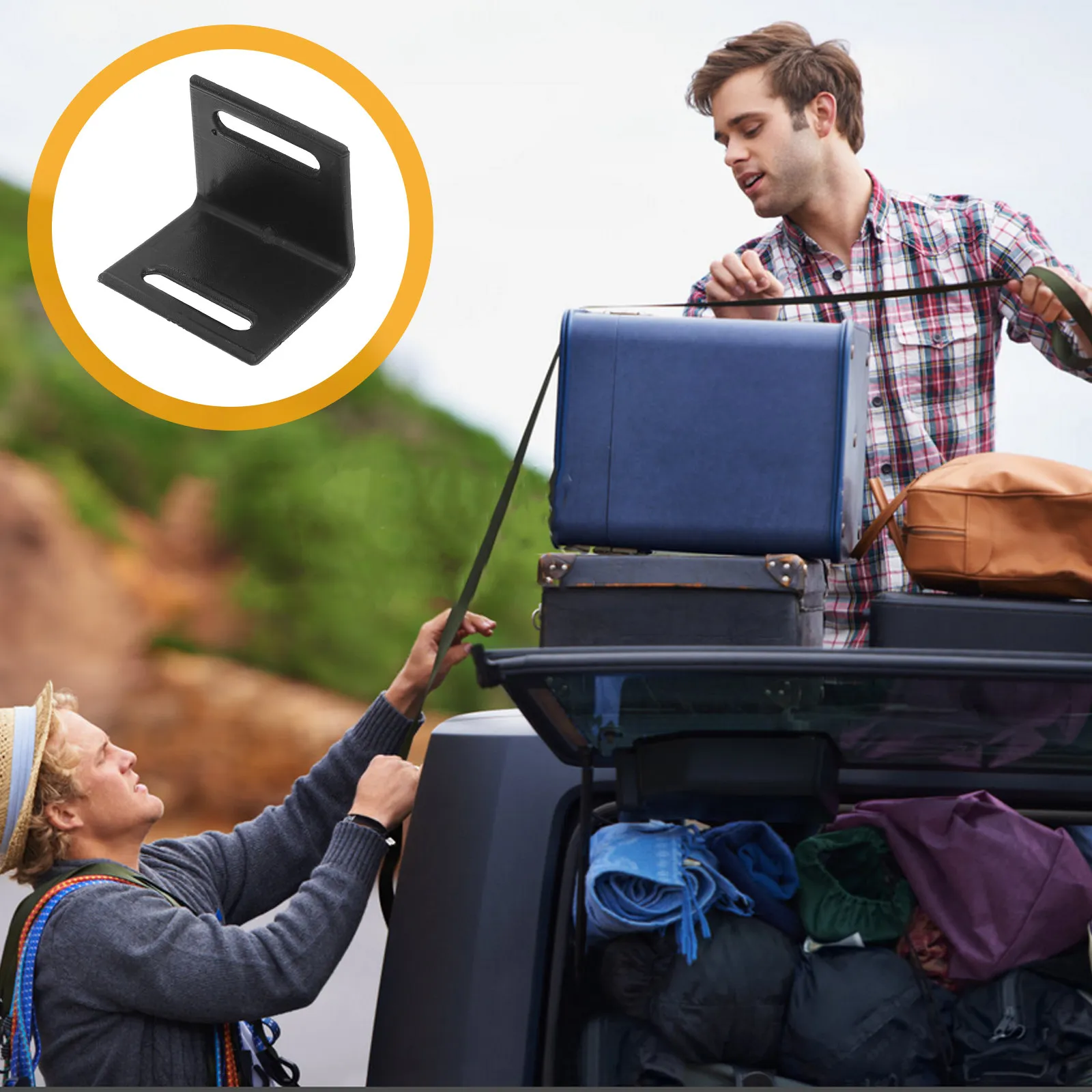 

100Pcs Cargo Protector Strap Protector Plastic Corner Edge Protectors Truck Cargo Load Corner Guard Fastening Security